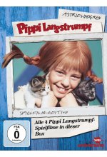 Pippi Langstrumpf - Spielfilm-Box  [4 DVDs] DVD-Cover