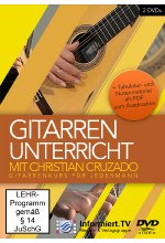 Gitarrenunterricht mit Christian Cruzado - Gitarrenkurs für jedermann  [2 DVDs] DVD-Cover