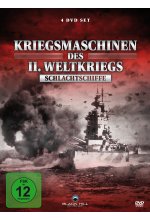 Kriegsmaschinen des II. Weltkriegs - Schlachtschiffe - Metal-Pack  [4 DVDs] DVD-Cover