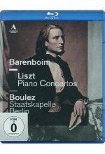 Barenboim - Liszt: Piano Concertos/Boulez: Staatskapelle Berlin Blu-ray-Cover