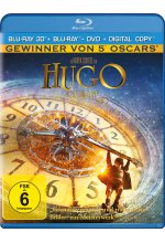 Hugo Cabret 3D  (+ Blu-ray) (+ DVD) Blu-ray 3D-Cover