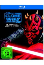 Star Wars - The Clone Wars - Staffel 4  [3 BRs] Blu-ray-Cover