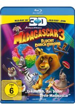 Madagascar 3 - Flucht durch Europa  (+ BR) (+ DVD) Blu-ray 3D-Cover