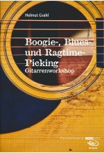 Helmut Grahl - Boogie-, Blues und Ragtime-Picking/Gitarrenworkshop  (+ Noten/Tabulaturenbuch) DVD-Cover
