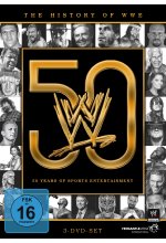 The History of WWE - 50 Years of Sports Entertainment  [3 DVDs] DVD-Cover