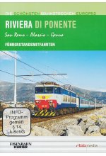 Riviera di Ponenete - Führerstandsmitfahrten - San Remo/Alassio/Genua - Die schönsten Bahnstrecken Europas DVD-Cover