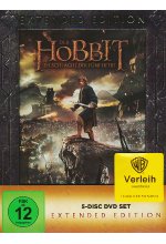 Der Hobbit 3 - Die Schlacht der fünf Heere - Extended Edition  [2 DVDs]  (+ 3 Bonus-DVDs) DVD-Cover