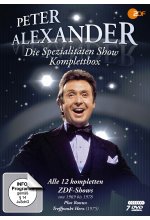 Die Peter Alexander Spezialitäten Show - Komplettbox (Alle 12 ZDF-Shows plus Treffpunkt Herz)  [7 DVDs] DVD-Cover