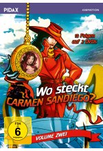 Wo steckt Carmen Sandiego?, Vol. 2 / Weitere 13 Folgen der preisgekrönten Zeichentrickserie zum Mitraten (Pidax Animatio DVD-Cover