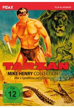 Tarzan - Mike Henry Collection  / Alle 3 Tarzan-Abenteuer mit Mike Henry in einer Sammlung (Pidax Film-Klassiker)  [3 DV DVD-Cover