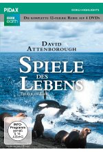 Spiele des Lebens (Trials of Life) / Die komplette 12-teilige Reihe von und mit Sir David Attenborough (Pidax Doku-Highl DVD-Cover