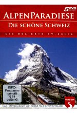 Alpenparadiese - Die schöne Schweiz  [5 DVDs] DVD-Cover