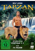 Tarzan - Die komplette Serie mit Wolf Larson (Alle 75 Folgen) (Fernsehjuwelen)  [12 DVDs] DVD-Cover