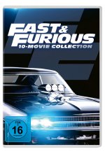Fast & Furious - 10-Movie-Collection  [10 DVDs] DVD-Cover