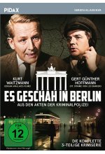 Es geschah in Berlin - Aus den Akten der Kriminalpolizei / Die komplette 3-teilige Krimiserie (Pidax Serien-Klassiker) DVD-Cover